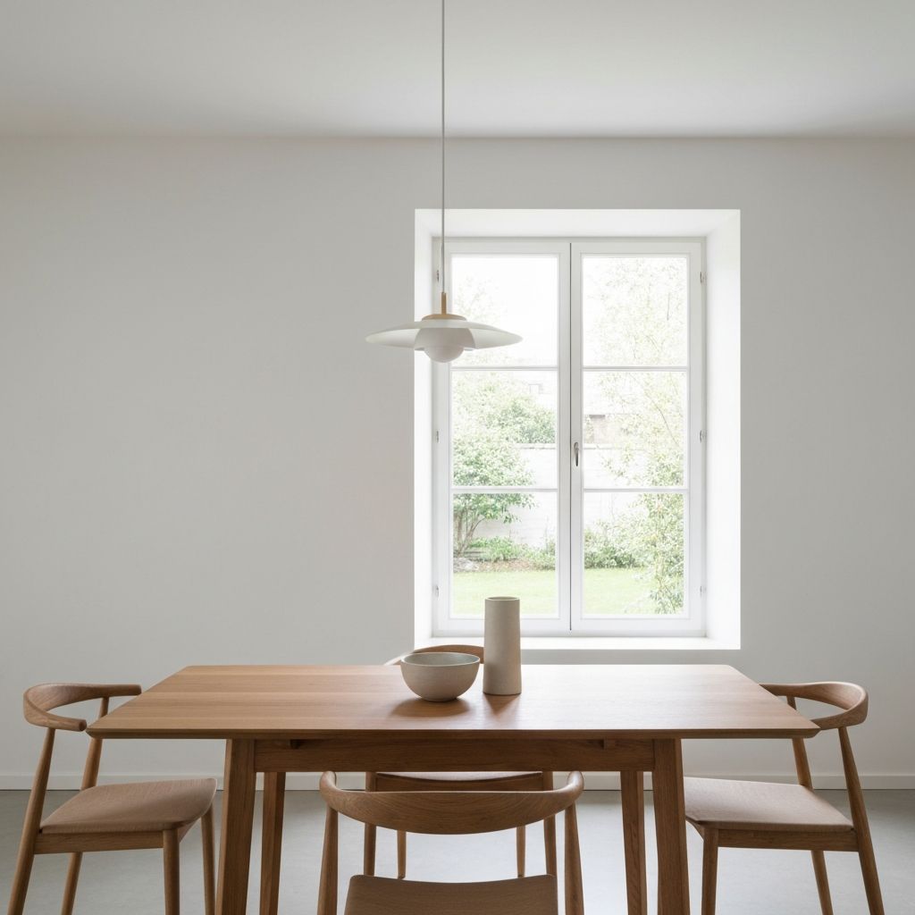 오크 다이닝 테이블